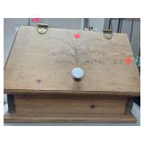 Bread box. Wood.  15.5x11x11high