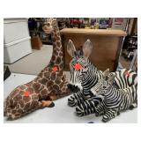 Giraffe and Zebras