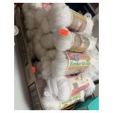 Easter Grass Yarn decor flat