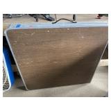 Folding table. 29in wide x 62in fully extended.