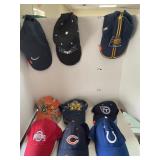 9 baseball style Hats.