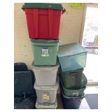 10 ct. - Various Storage Totes/Boxes