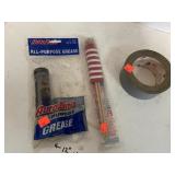 Lot of Grease, American Flags, & Duct Tape