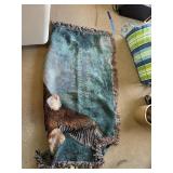 Throw Blanket with Bible Verse - Psalm 91:4 -