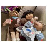 4 ct.Dolls - 2 cnt are Cabbage Patch Kids Dolls
