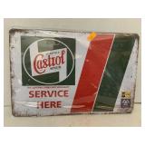 Vntg Looking Metal Sign-Approx 12x8 inches