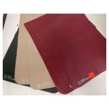6 Leather pcs. 10x13.5in