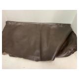 2 pieces of leather.  Each measure 23x28in
