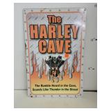 The Harley Cave Metal Sign