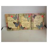 3 PC. Canvas Set Love Hope Faith