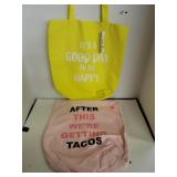 2 Brand New Tote Bags