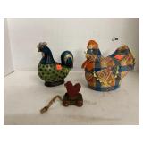 3 ct. - Rooster Decor