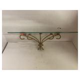 Glass and Metal Shelf