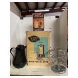Coffee Supplies: Percolators, Carafe, etc