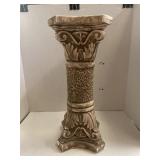 18 in Plaster Decorative Column.  Some chipping