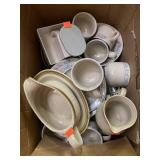 Set of Stoneware Dishes