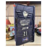 Dallas Cowboys Plastic Locker. 24 in Tall.  13 in