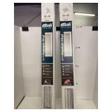 2 Room Darkening Vinyl Window Blinds. 29 x 48