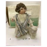 Collectible Shepherd Boy David w/Sheep and Box