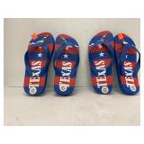2pair Kids Small 11/12 Texas Flip Flops