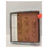 Box of Birthstone Rings