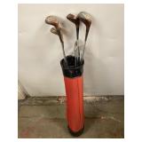Golf Carry Bag and Clubs