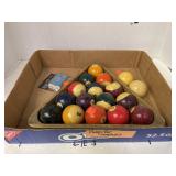Set of Pool Balls & Supplies