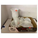 Milk Glass Lot