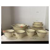 Homer Laughlin Silver Virginia Rose Pattern