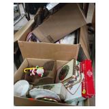 3 Boxes of Christmas Items
