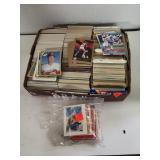 Flat of Baseball,  Basketball  & Football Cards