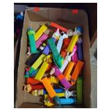 Flat of Pez Dispensers