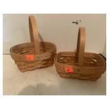 2 cnt Longaberger Basket