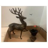 Heavy Metal/Cast/Iron/Brass? Deer and Bucket
