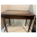 Small Wooden Bench Approx 20 x 17 x 12 inches