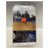 2 pack - Trilink 18 in. Chain Saw Blade