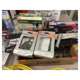 Lot of Chain Saws Blades, Bars, & Wrench