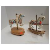 2 Cnt Carousel Horses  (1 is Musical)