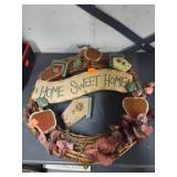 Home Sweet Home Wreath