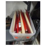 Small Tote Full of Tapered Candles