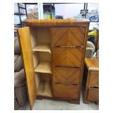 Dresser W/ Makeshift Shelves on 1 Side 34W x 20D