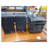 Sony Stereo  LBT-D550 W/ Speakers