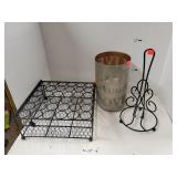 Misc Lot W/ Keurig Cup Holder & Paper Towel