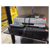 Toshiba VCR & Panasonic DVD Players W/ Remotes