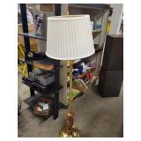 Brass Floor Lamp Approx 58 Inches