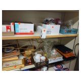 Large Lot of Misc. Glass, Pictures, Books Etc