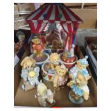 Flat of 8  Cherished Teddies & Accessories