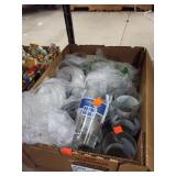 Box of Colts Glasses W/ Players Autographs