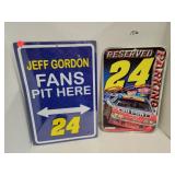 2 Cnt Jeff Gordon Signs