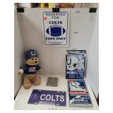 Colts Lot/Signs/Coasters/Teddy Bear/License Plate